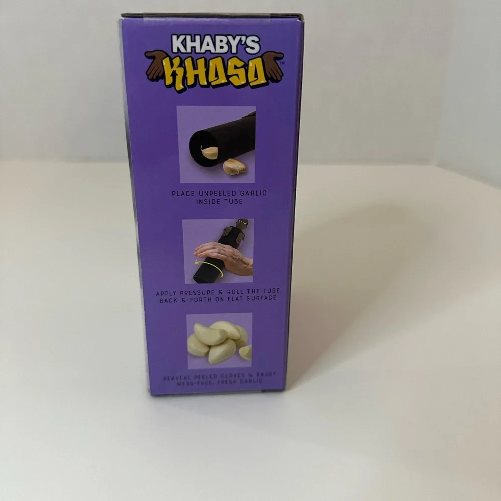 Khaby Lame Garlic Peeler Silicone Tube Roller, NEW IN‎ BOX